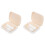 2 Sets Plastic Denture Case With Cleaning Tools For Travel 4