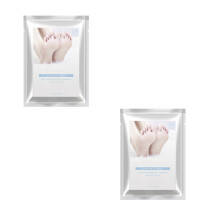 2pcs exfoliating foot peel masks for dead skin and cuticles