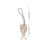 4Ensemble Cordon Bungee Beige En PP Pour Stores Roulants Camping 2
