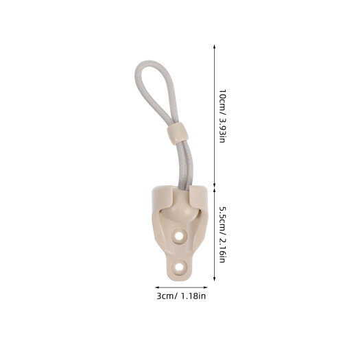 4Ensemble Cordon Bungee Beige En PP Pour Stores Roulants Camping 1