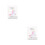 2Pcs Fabric Cover Diary Notebook Journal For Student White 6
