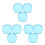 9 Pcs Transparent Retainer Case Portable Denture Holder 8