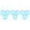 9 Pcs Transparent Retainer Case Portable Denture Holder 7