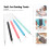 5Pcs Nail Art Dotting Tools With Silicone Brush For Uv Gel Design 5