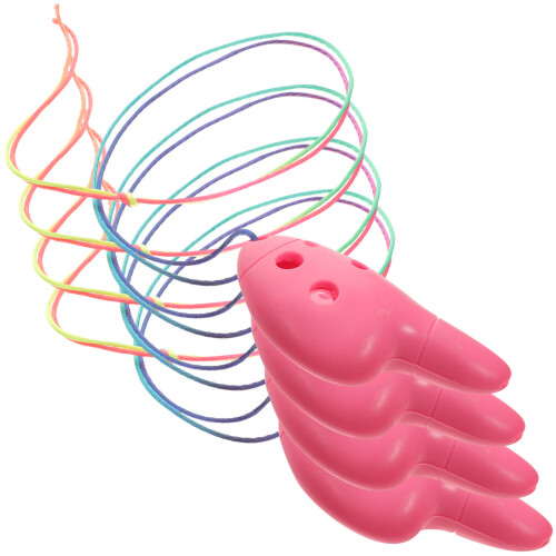 16Stk 6-Loch Ocarina ABS Kunststoff Rosa Anfänger Kinder 2