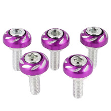 20pcs 6mm Motorbike License Plate Screws Motorcycle Modification Screw