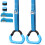 4 Pairs Gymnastic Rings With Adjustable Straps For Strength Training 2
