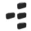 4Pcs Shockproof Microphone Travel Case For Wireless Mic System 4
