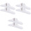 6 Pcs Room Divider Base Folding Screen Panel Stand Support 8