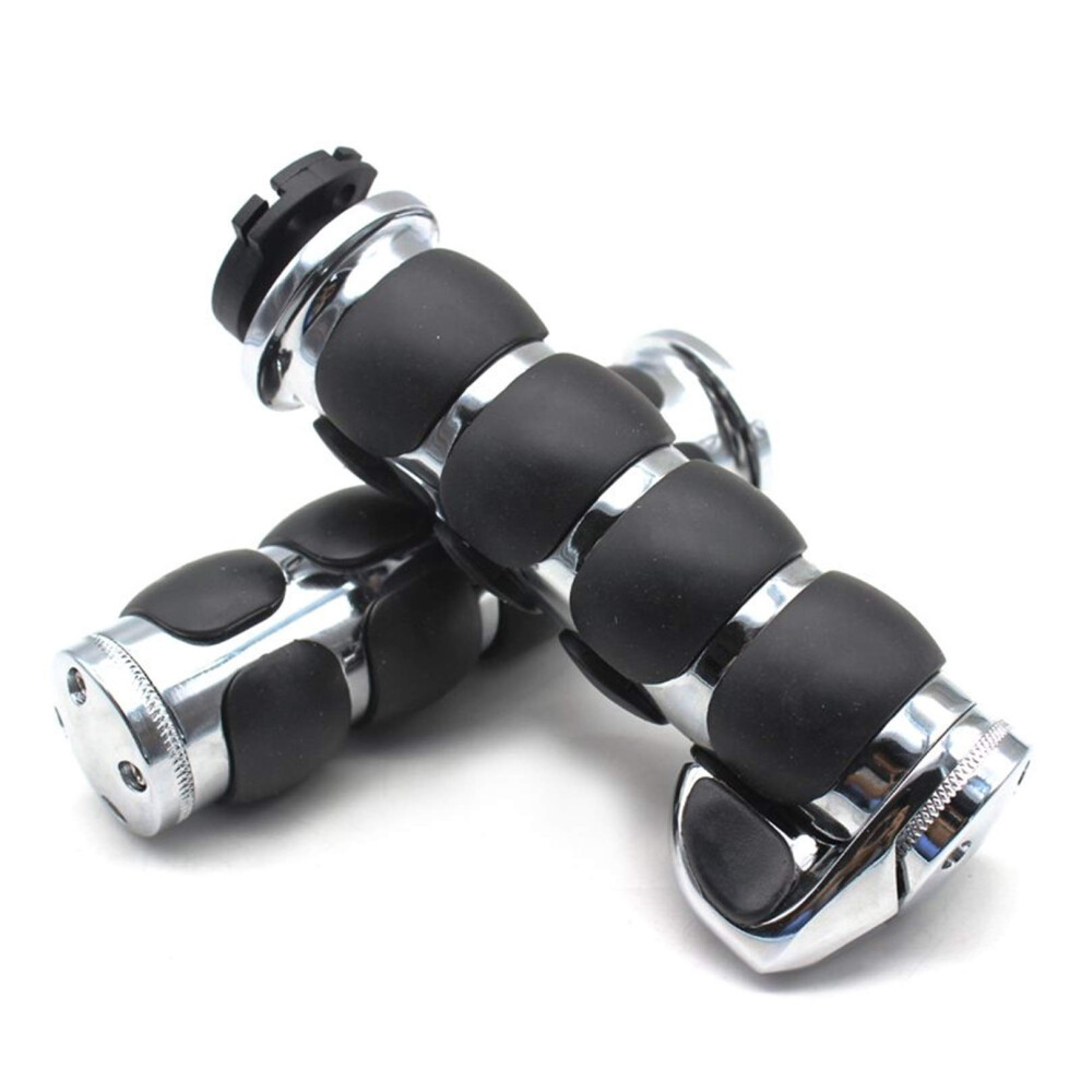 Universal 1 25mm Motorcycle Handlebar Grips Rubber Bar Ends For Harley Honda Yamaha Choppers Classic-image-OPC-PKXG6NB-NEW