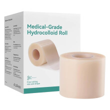 Hydrocolloid Tape, Cuttable 1.97x1.97 Inch, Waterproof Breathable Dressing For Burns, Face And Body, Gym Travel Outdoor