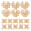 100 Pcs Chocolate Wrappers Candy Packaging Hollow-Out 1