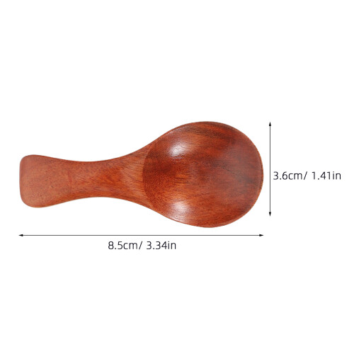 8Pcs Small Wooden Spoons For Matcha Coffee Ice Cream Scooping 2