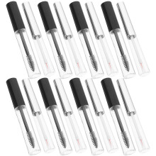 2Sets Clear Plastic DIY Eyelash Cream Mascara Tubes for Travel Use