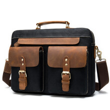 Womens Briefcase Unisex Tote Brief Case For Documents And Laptop - Laptop Compatible For Men Women