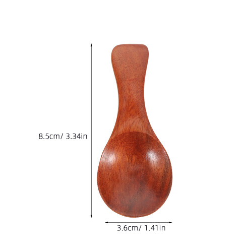 8Pcs Small Wooden Spoons For Matcha Coffee Ice Cream Scooping 1