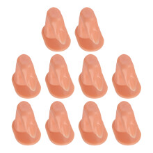 10Pcs Manicure Practice Finger Stand Nail Art Training Model
