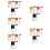 15 Sets Diy Embroidery Kit With Handmade Sweater Chain Pendants 11