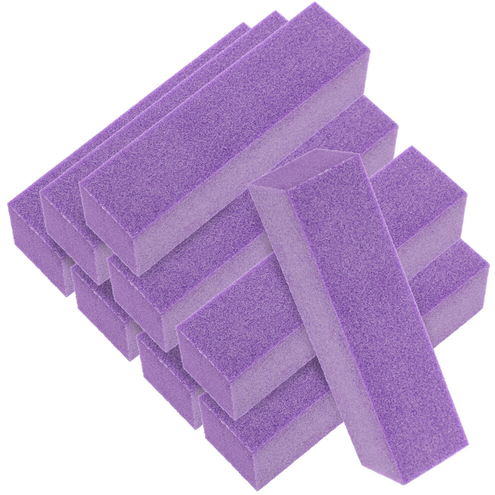 Vaguelly 10Pcs Nail Files For Manicure Pedicure Sponge Buffer Blocks