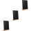 3 Sets Standing Chalkboard Multi-Functional Display Sign 7