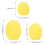 3Pcs Cosmetic Caps 3 Sizes Makeup Holder 3