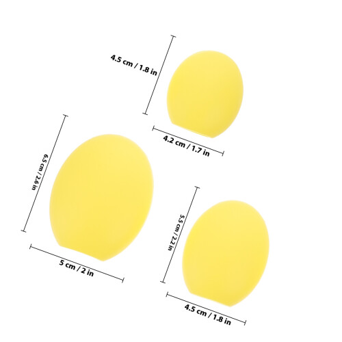 3Pcs Cosmetic Caps 3 Sizes Makeup Holder 1