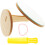 Flexible Wooden Round Vanity Mirror With Stand 6