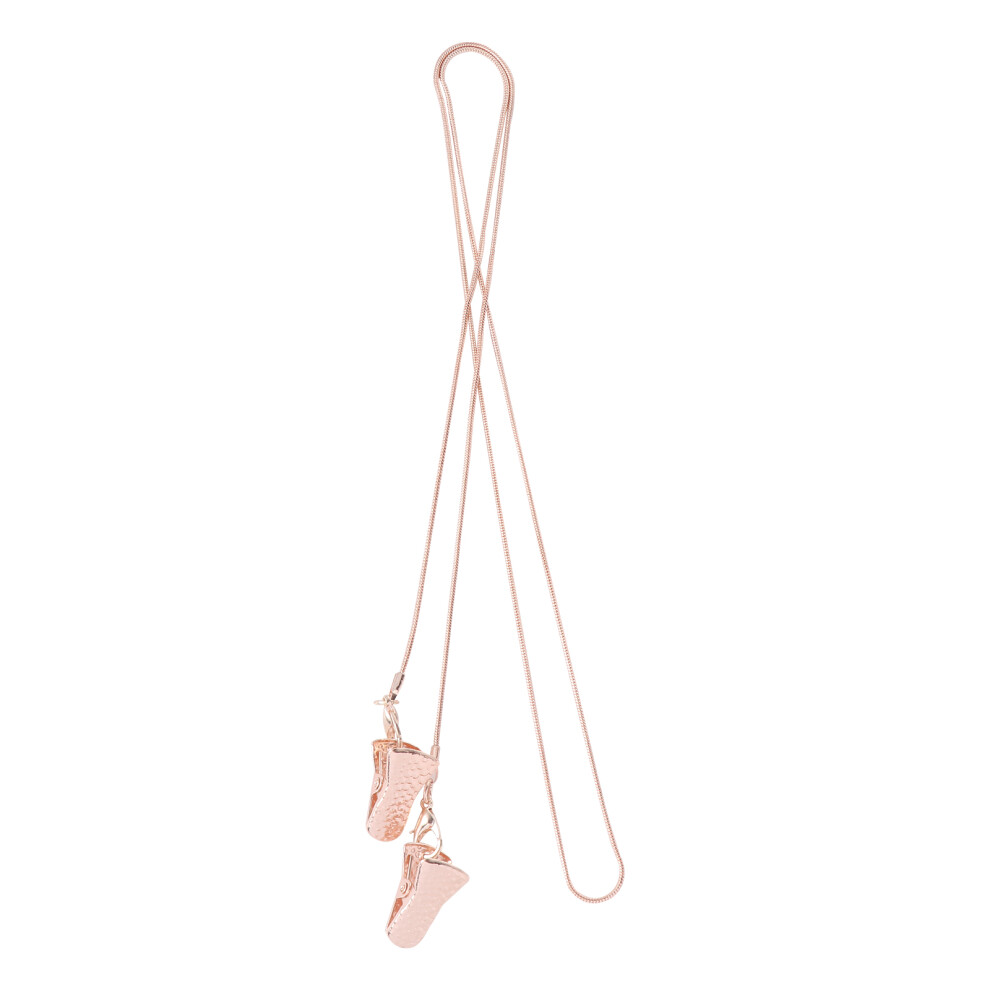 Villcase Eye Glass Chains Women Clip Copper Rose 1Pcs Back To School
