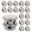 50Pcs Mini Cake Pans With Lids Aluminum Ramekin Baking Cups 9