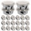 50Pcs Mini Cake Pans With Lids Aluminum Ramekin Baking Cups 1