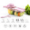 Kitchen Multi-Functional Chopper Set For Vegetables And Fruits Pink 7