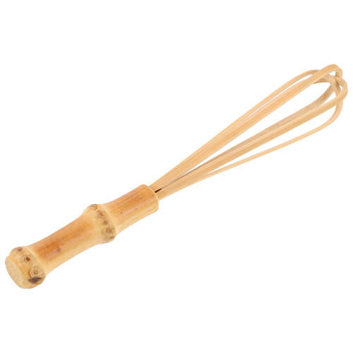 Handle Whisk Blender Bamboo Manual Mixer For Kitchen 1