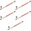 5Pcs Wooden Handle Multi-Use Orchestra Concert Conductor Baton 7