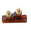 2Pièces Régulateur Cordes Erhu Clip Accessoire Robuste Durable Marron 1