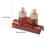 2Pièces Régulateur Cordes Erhu Clip Accessoire Robuste Durable Marron 11
