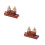 2Pièces Régulateur Cordes Erhu Clip Accessoire Robuste Durable Marron 5