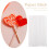 100Pcs White Lollipop Sticks 8 Inch For Candy Cupcake Toppers 9