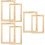 6 Pcs Wooden Screen Printing Frame Professional 9