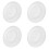 4Pcs Ceiling Medallion Decor Light Fixture Pendant Accessory 7