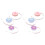 6 Pcs Mini Retractable Tape Measure For Body Measurement 4