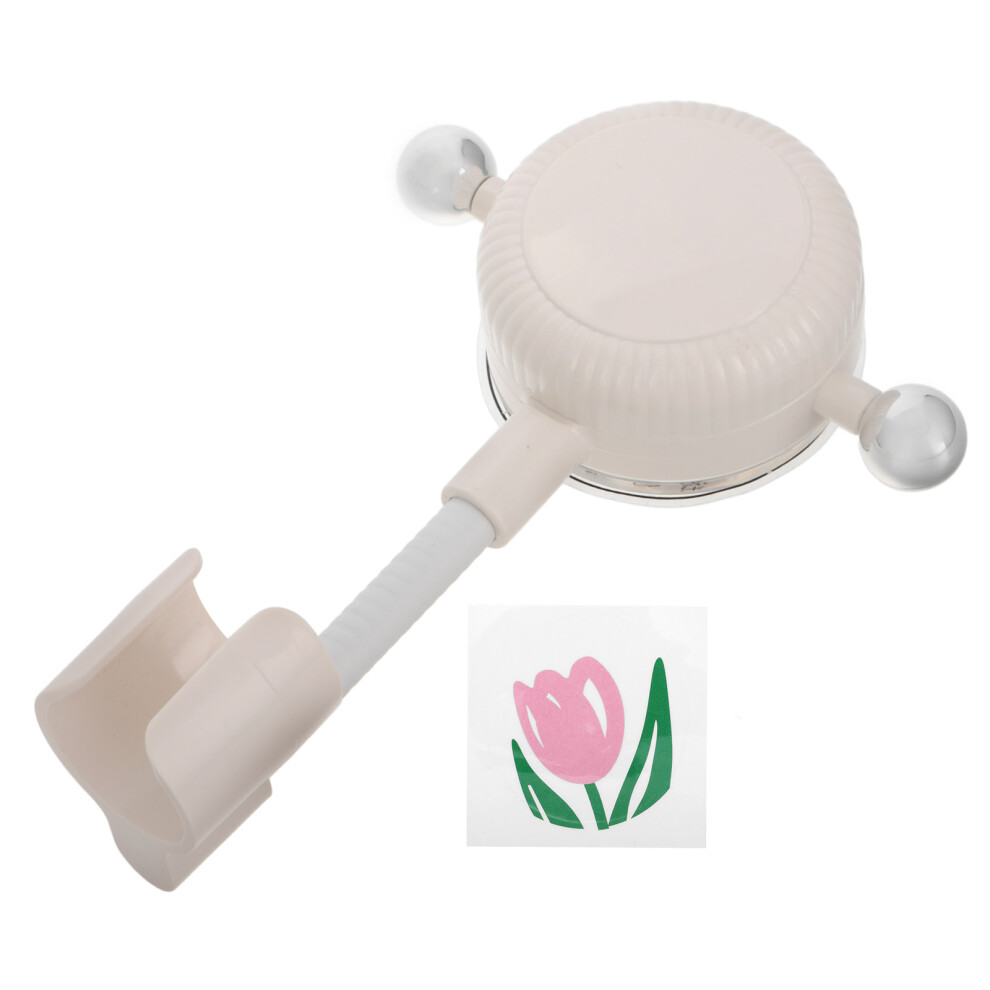 3Pcs Adjustable Suction Cup Holder For Handheld Shower Heads White 032510827082
