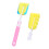 6Pièces Brosse Éponge Nettoyage Bébé Rose 1