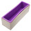 3Pcs Flexible Rectangular Soap Loaf Silicone Mold With Wooden Box 1