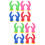 16 Pcs Motorcycle Decor Antlers (Green Red Pink Blue) 7
