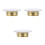 3Pcs Wall-Mounted Fire Sprinkler Cover Plate For Ceiling Protection 10