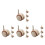 16Pièces Roulettes Universelles Beige Pour Lit Poussette 6