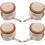 16Pièces Roulettes Universelles Beige Pour Lit Poussette 3