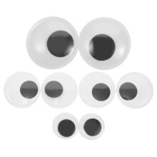 16Pcs Giant Googly Eyes Adhesive Plastic Stickers Nordic Style Decor