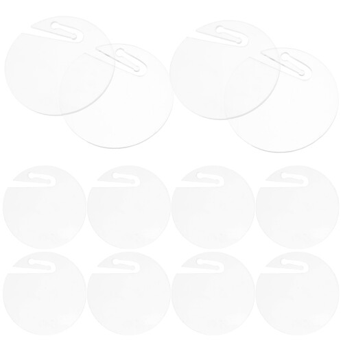 50Pcs Acrylic Round Drink Markers For Wine Glasses