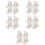 20 Pcs Adhesive Curtain Rod Bracket Wall Mount Holder Hooks 7